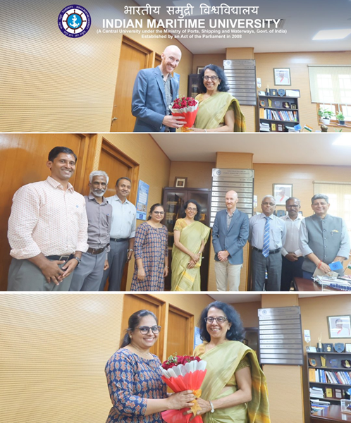 Indian Maritime University welcomes Economic & Political Advisor to US